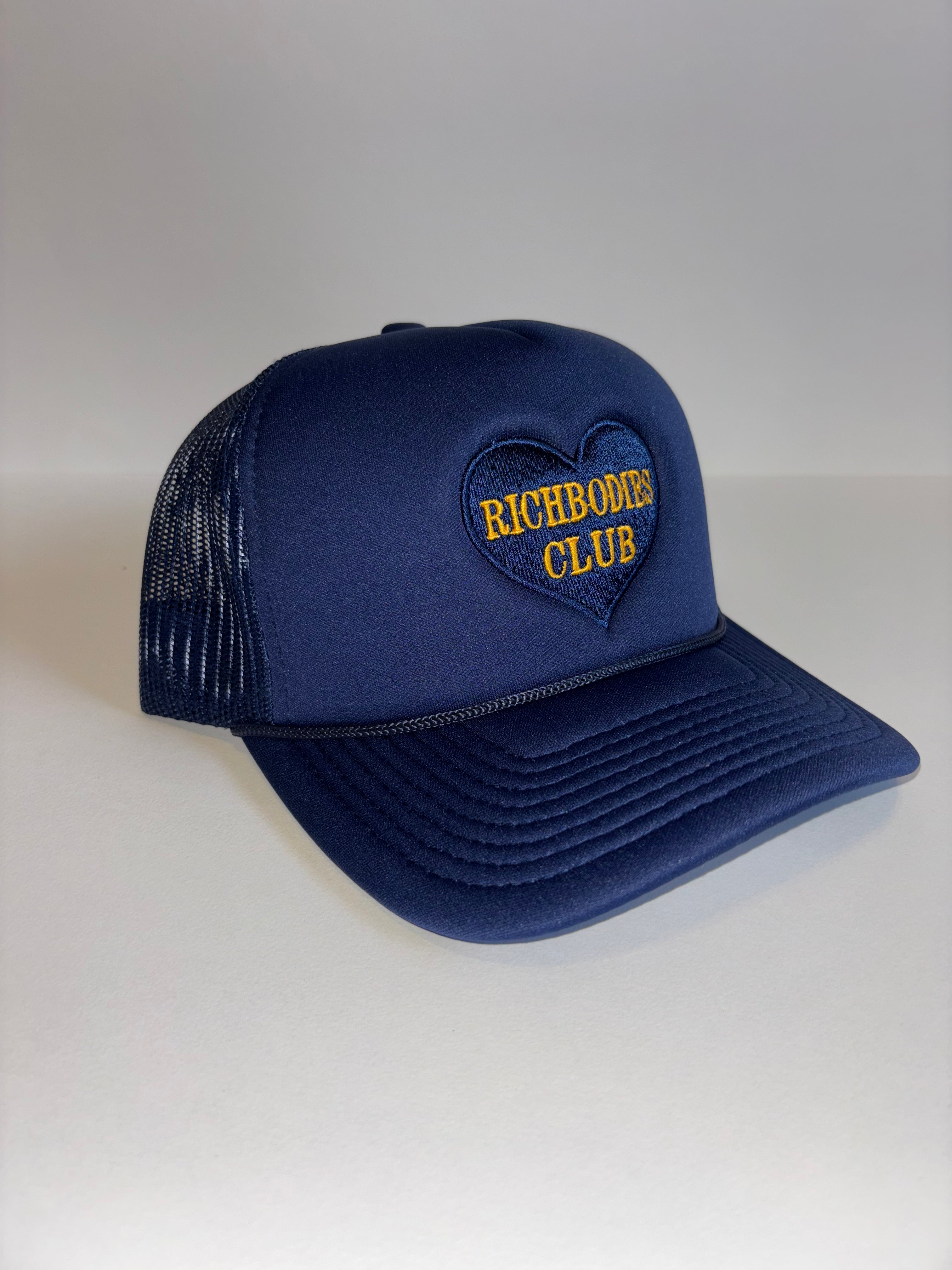 BLUE AND GOLD RICHBODIESCLUB LOVE TRUCKER